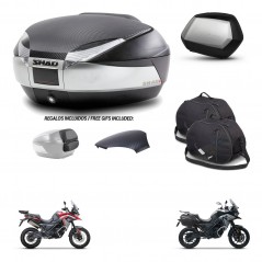 SHAD SH35 PREMIUM suitcases + mounting bracket SH48 trunk backrest cover accessories KIT-475656