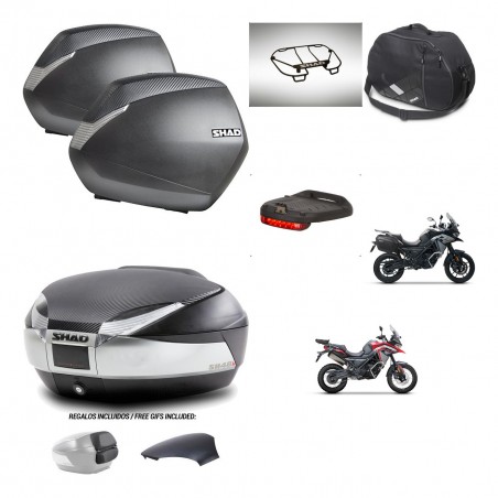 SHAD Trunk SH48 backrest cover + mounting bracket SH36 suitcases accessories KIT-475694