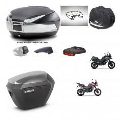 SHAD SH23 alu suitcases + mounting bracket SH48 trunk backrest cover accessories KIT-475699