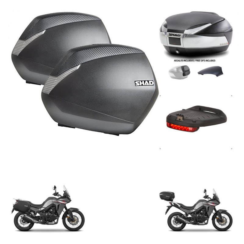 SHAD Trunk SH48 backrest cover + mounting bracket SH36 suitcases accessories KIT-475706