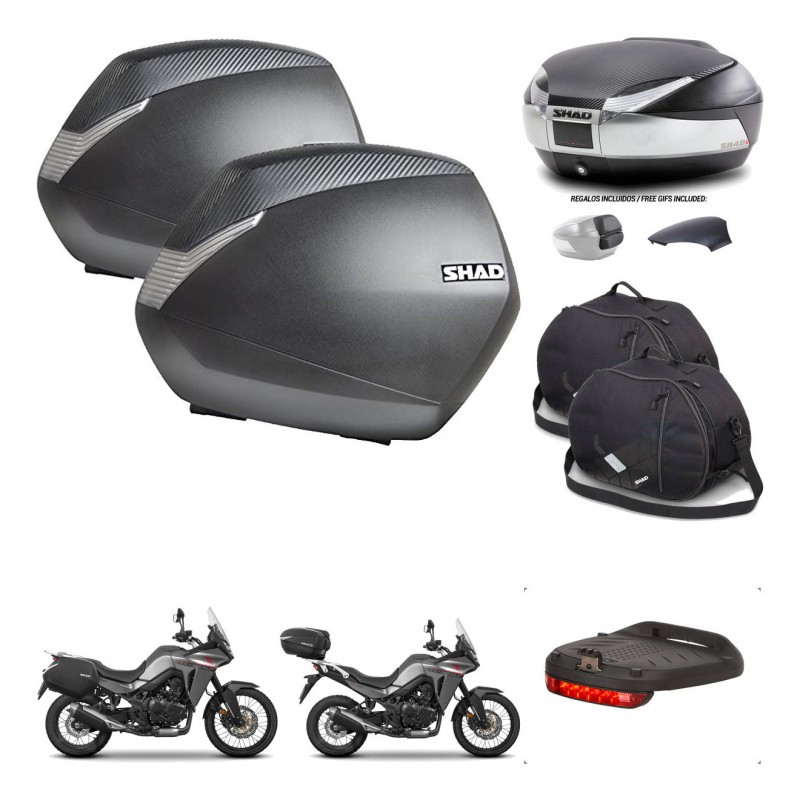 SHAD Trunk SH48 backrest cover + mounting bracket SH36 suitcases accessories KIT-475707