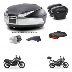 SHAD Maletas sh23 + soporte montaje baul SH48 tapa respaldo accesorios KIT-475708