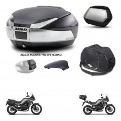 SHAD SH35 PREMIUM suitcases + mounting bracket SH48 trunk backrest cover accessories KIT-475715