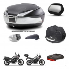 SHAD SH35 PREMIUM suitcases + mounting bracket SH48 trunk backrest cover accessories KIT-475721