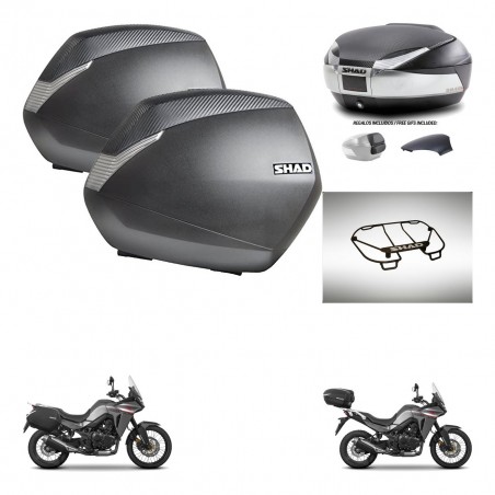 SHAD Trunk SH48 backrest cover + mounting bracket SH36 suitcases accessories KIT-475724