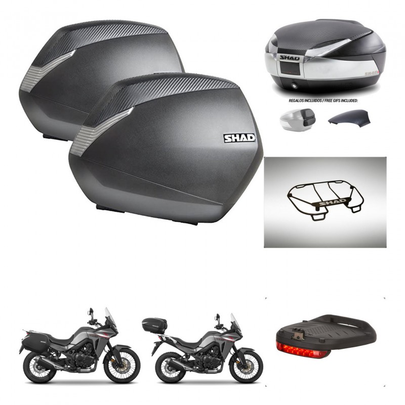 SHAD Trunk SH48 backrest cover + mounting bracket SH36 suitcases accessories KIT-475730