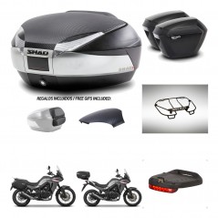 SHAD Maletas sh23 + soporte montaje baul SH48 tapa respaldo accesorios KIT-475732