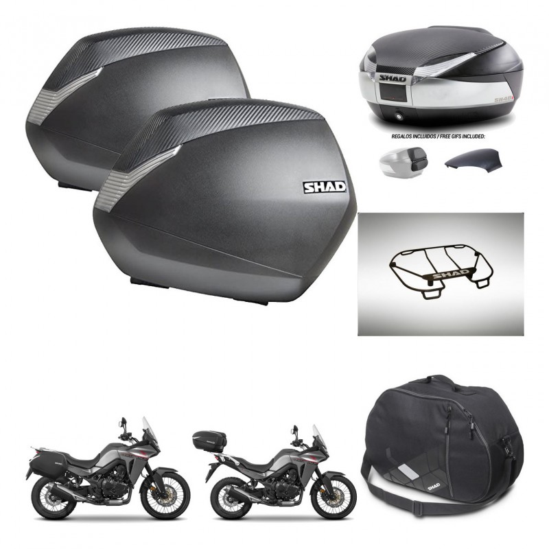 SHAD Trunk SH48 backrest cover + mounting bracket SH36 suitcases accessories KIT-475736
