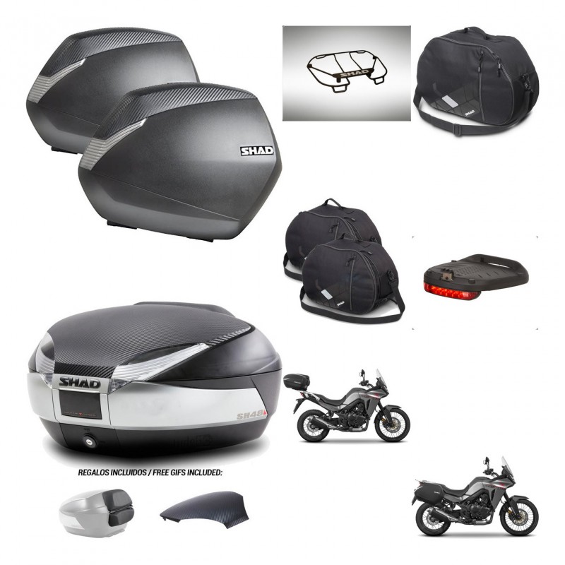 SHAD Trunk SH48 backrest cover + mounting bracket SH36 suitcases accessories KIT-475743