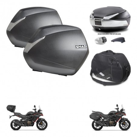 SHAD Trunk SH48 backrest cover + mounting bracket SH36 suitcases accessories KIT-475760