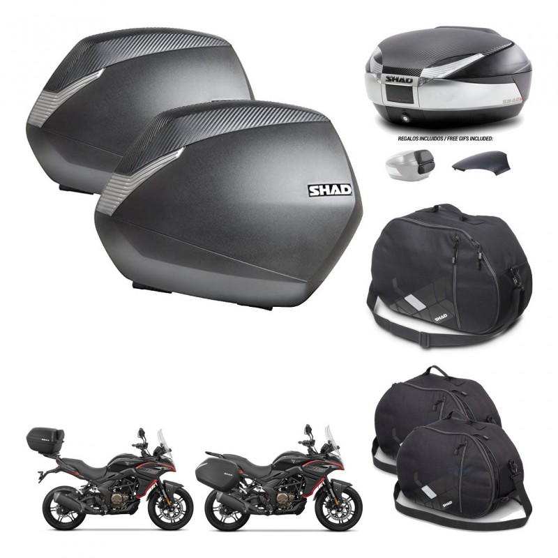 SHAD Trunk SH48 backrest cover + mounting bracket SH36 suitcases accessories KIT-475761