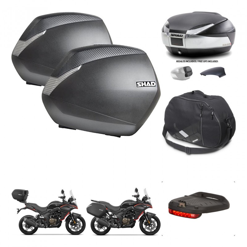 SHAD Trunk SH48 backrest cover + mounting bracket SH36 suitcases accessories KIT-475766