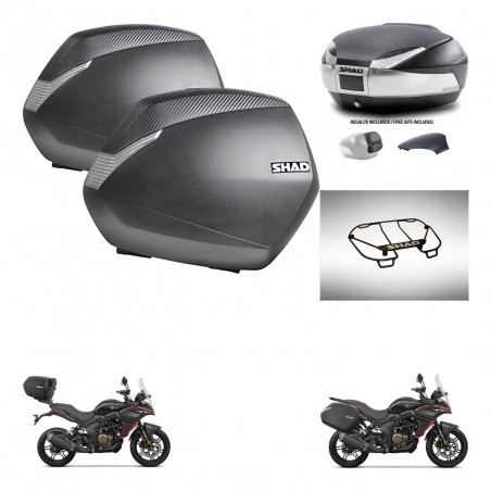 SHAD Trunk SH48 backrest cover + mounting bracket SH36 suitcases accessories KIT-475772