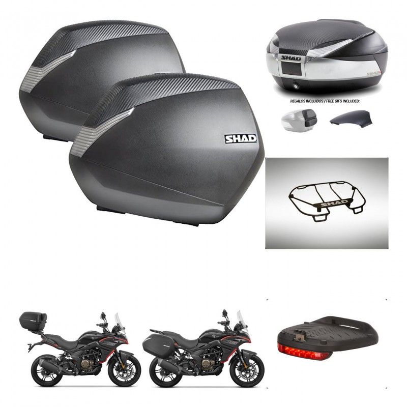 SHAD Trunk SH48 backrest cover + mounting bracket SH36 suitcases accessories KIT-475778
