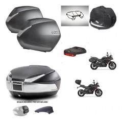 SHAD Baul SH48 tapa respaldo + soporte montaje maletas SH36 accesorios KIT-475790