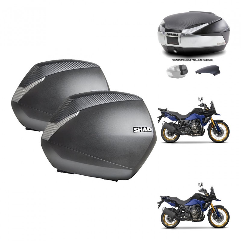 SHAD Trunk SH48 backrest cover + mounting bracket SH36 suitcases KIT-475796