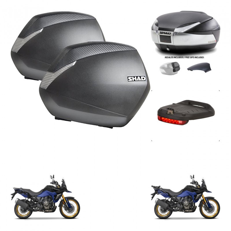 SHAD Trunk SH48 backrest cover + mounting bracket SH36 suitcases accessories KIT-475802