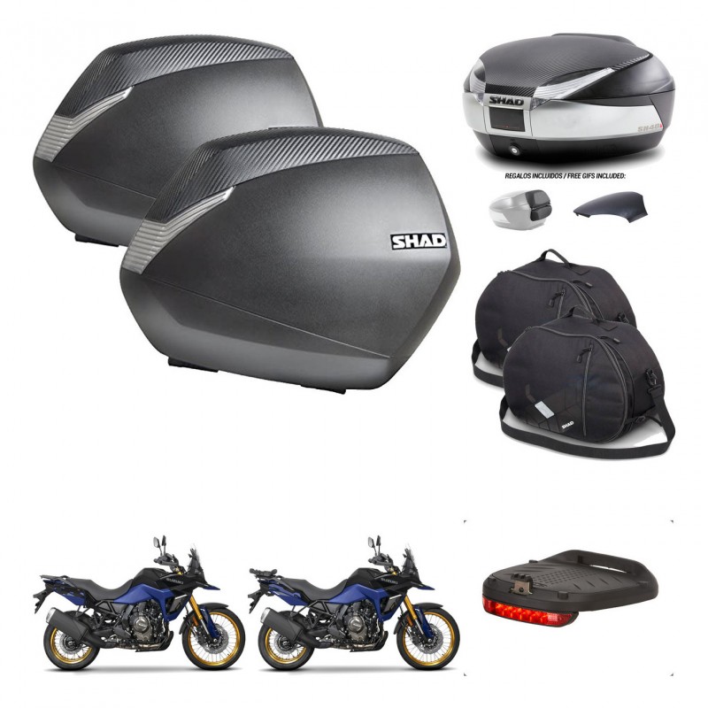 SHAD Trunk SH48 backrest cover + mounting bracket SH36 suitcases accessories KIT-475803