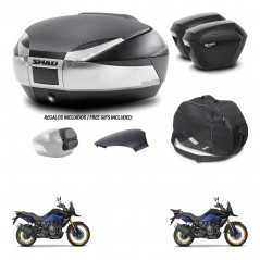 SHAD Maletas sh23 + soporte montaje baul SH48 tapa respaldo accesorios KIT-475810