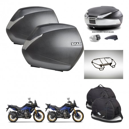 SHAD Baul SH48 tapa respaldo + soporte montaje maletas SH36 accesorios KIT-475821