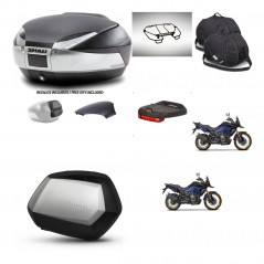 SHAD Maletas SH35 PREMIUM + soporte montaje baul SH48 tapa respaldo accesorios KIT-475830