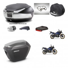 SHAD Maletas sh23 alu + soporte montaje baul SH48 tapa respaldo accesorios KIT-475843