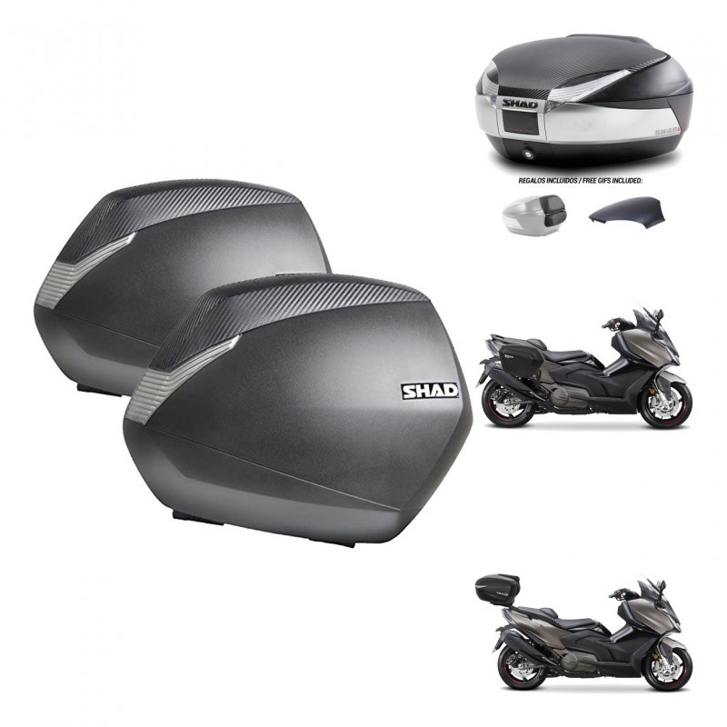 SHAD Baul SH48 tapa respaldo + soporte montaje maletas SH36 KIT-475892
