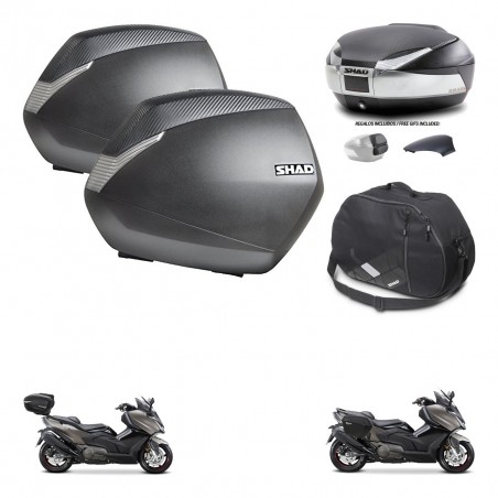 SHAD Trunk SH48 backrest cover + mounting bracket SH36 suitcases accessories KIT-475904