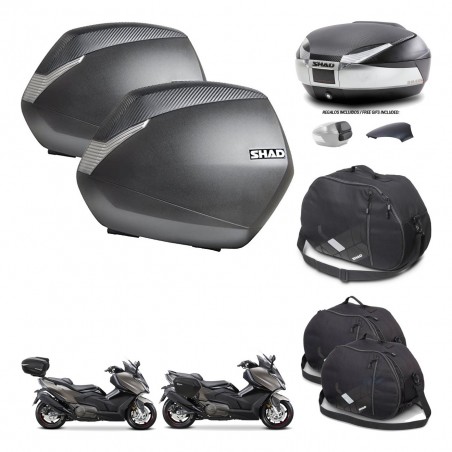 SHAD Trunk SH48 backrest cover + mounting bracket SH36 suitcases accessories KIT-475905