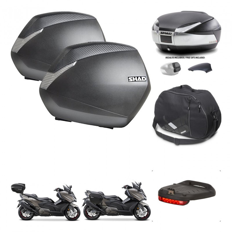 SHAD Trunk SH48 backrest cover + mounting bracket SH36 suitcases accessories KIT-475910