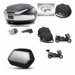 SHAD SH35 PREMIUM suitcases + mounting bracket SH48 trunk backrest cover accessories KIT-475932