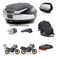 SHAD SH35 PREMIUM suitcases + mounting bracket SH48 trunk backrest cover accessories KIT-475950