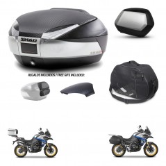 SHAD SH35 PREMIUM suitcases + mounting bracket SH48 trunk backrest cover accessories KIT-475955