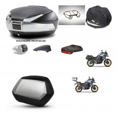 SHAD Maletas SH35 PREMIUM + soporte montaje baul SH48 tapa respaldo accesorios KIT-475985