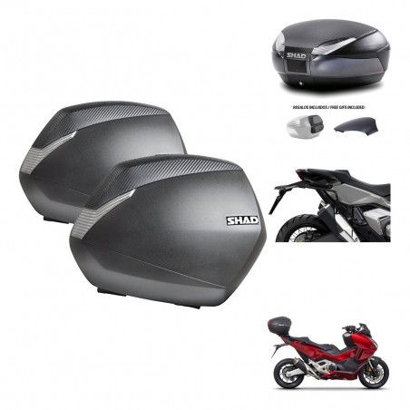 SHAD Baul SH48 tapa respaldo + soporte montaje maletas SH36 49 L KIT-475988