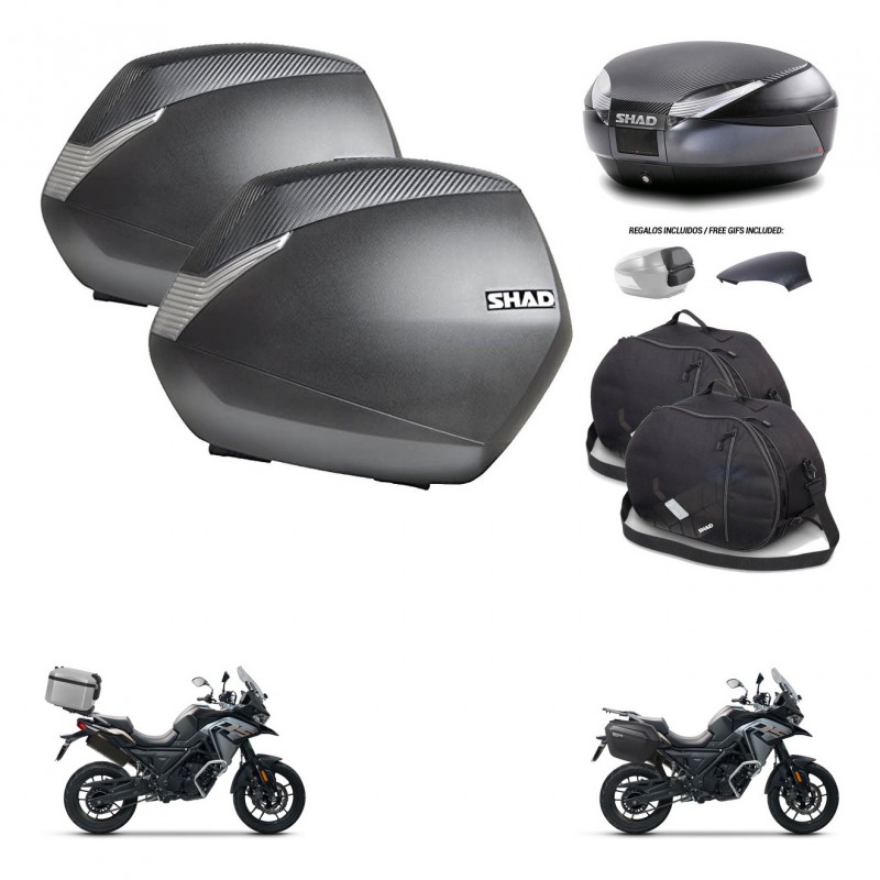 SHAD Trunk SH48 backrest cover + mounting bracket SH36 suitcases accessories 49 L KIT-476037