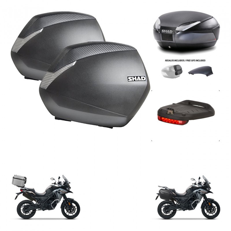 SHAD Trunk SH48 backrest cover + mounting bracket SH36 suitcases accessories 49 L KIT-476042
