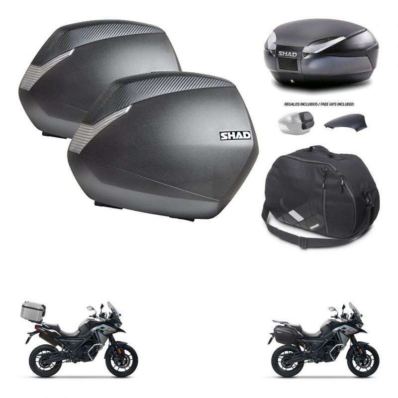 SHAD Trunk SH48 backrest cover + mounting bracket SH36 suitcases accessories 49 L KIT-476048