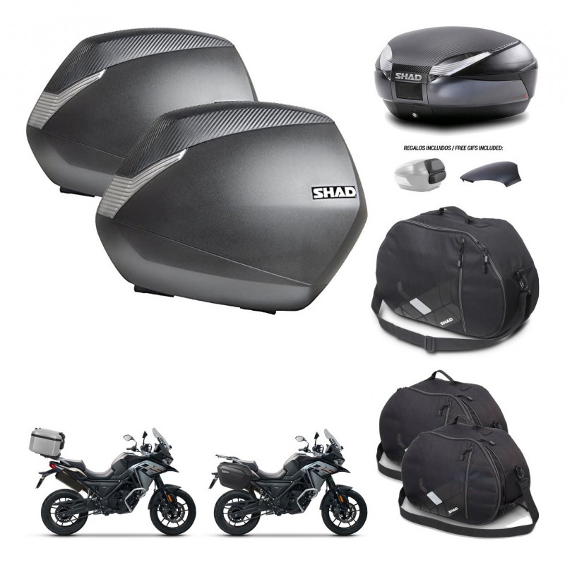 SHAD Trunk SH48 backrest cover + mounting bracket SH36 suitcases accessories 49 L KIT-476049