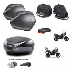 SHAD Baul SH48 tapa respaldo + soporte montaje maletas SH36 accesorios 49 L KIT-476055