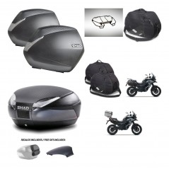 SHAD Trunk SH48 backrest cover + mounting bracket SH36 suitcases accessories 49 L KIT-476073