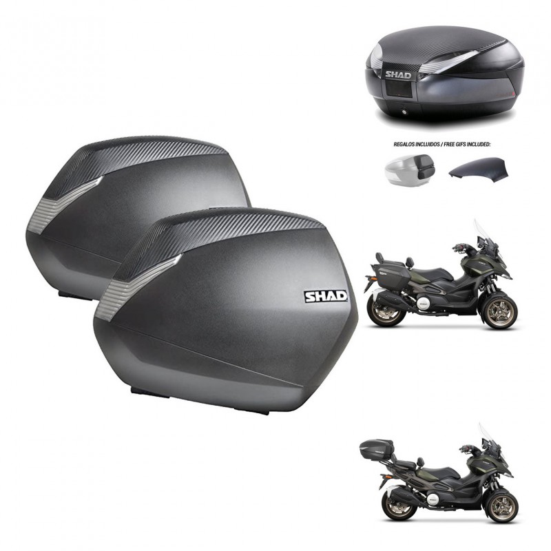 SHAD Baul SH48 tapa respaldo + soporte montaje maletas SH36 49 L KIT-476084