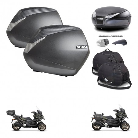 SHAD Trunk SH48 backrest cover + mounting bracket SH36 suitcases accessories 49 L KIT-476085