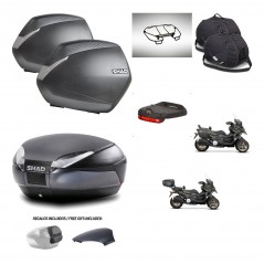 SHAD Trunk SH48 backrest cover + mounting bracket SH36 suitcases accessories 49 L KIT-476115