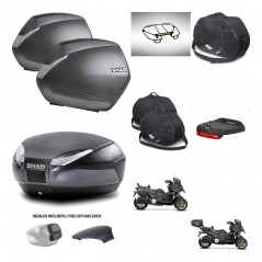 SHAD Trunk SH48 backrest cover + mounting bracket SH36 suitcases accessories 49 L KIT-476127