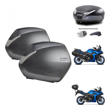 SHAD Trunk SH48 backrest cover + mounting bracket SH36 suitcases 49 L KIT-476132