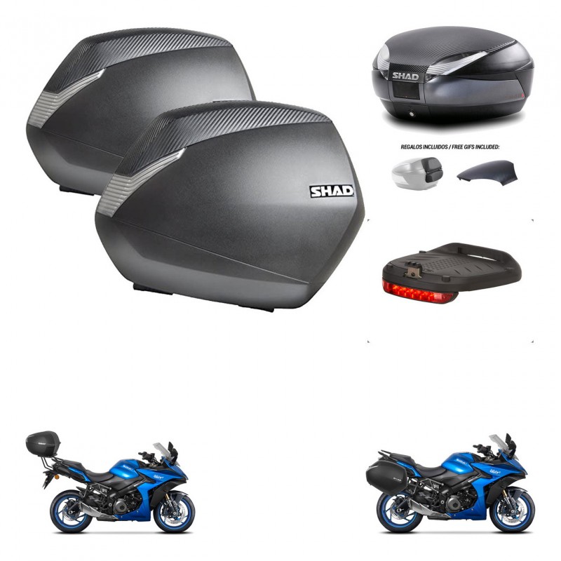 SHAD Trunk SH48 backrest cover + mounting bracket SH36 suitcases accessories 49 L KIT-476138