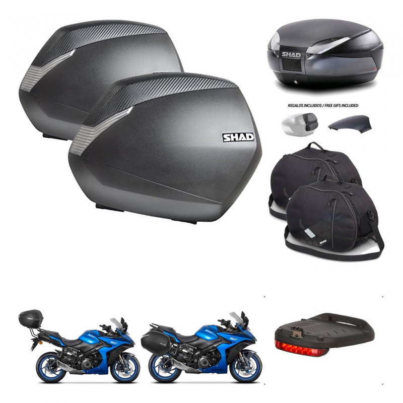 SHAD Trunk SH48 backrest cover + mounting bracket SH36 suitcases accessories 49 L KIT-476139