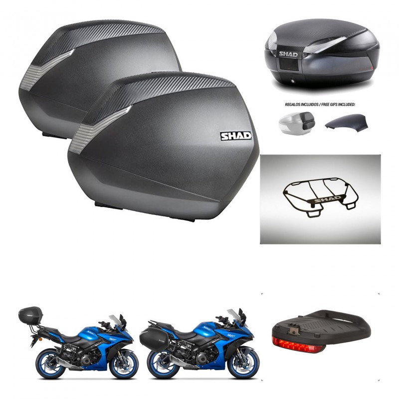 SHAD Trunk SH48 backrest cover + mounting bracket SH36 suitcases accessories 49 L KIT-476162