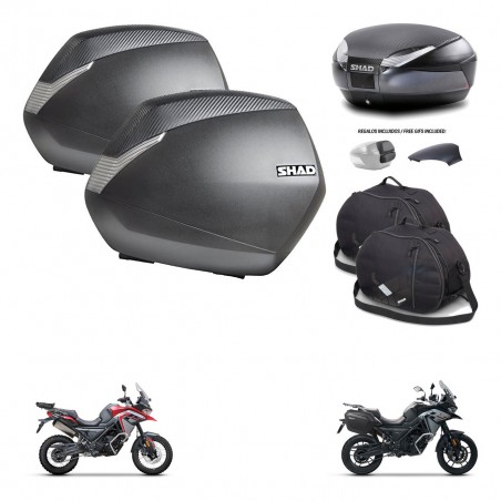 SHAD Baul SH48 tapa respaldo + soporte montaje maletas SH36 accesorios 49 L KIT-476181